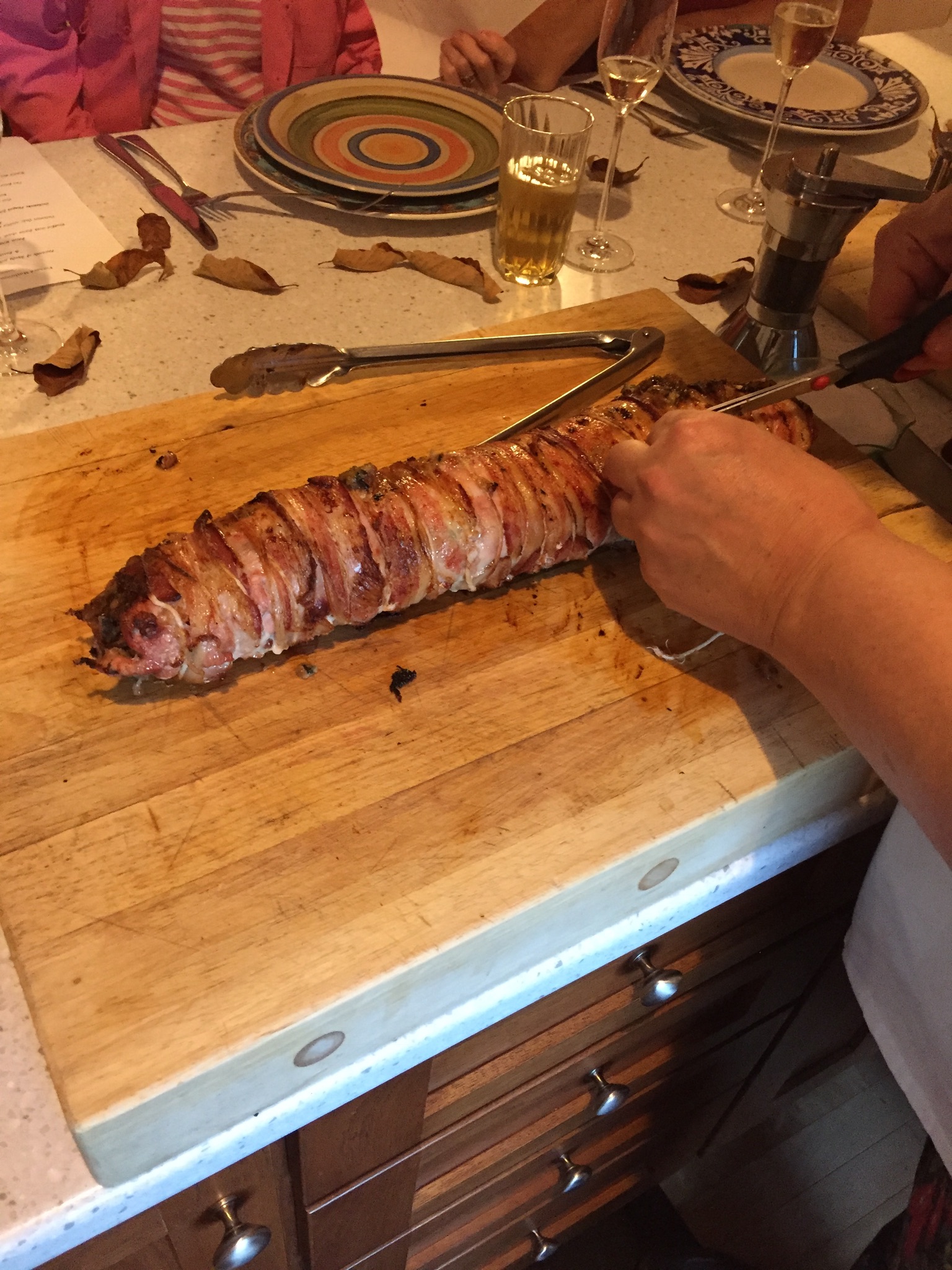 Bacon Wrapped Rabbit